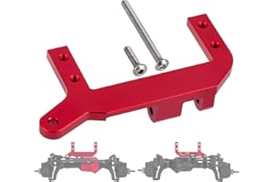 POWMOK AMK TRX4 Servo Mount, Aluminum TRX4 SOA Mount 4-Link Suspension for 1/10 RC Crawler TRX4 Sevro On Axle Mount Upgrades (Red)