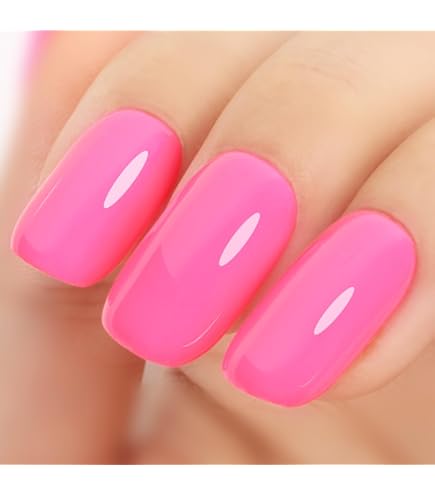 Amazon.com : Ozzeal Neon Gel Polish,0.5 Fl Oz Neon Pink Gel Nail