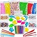Play22 DIY Slime Kit for Kids - 18 Color Crystal Slime Making Kit, Includes Colorful Foam Balls, Fruit Face, Eyes, Stars, Glitter, Beads, Molds, Straws, Glow in Dark Powder and Much More - Original