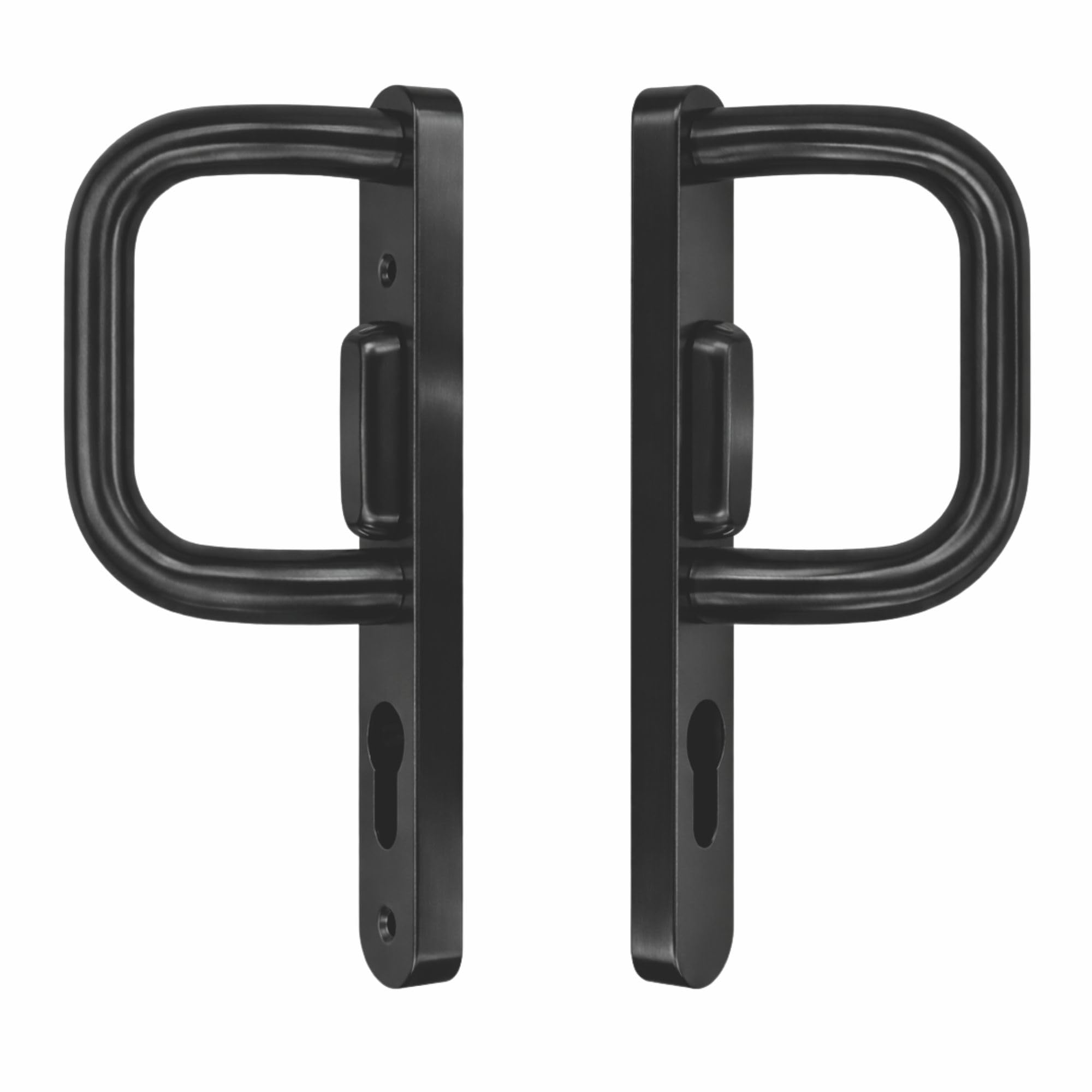 UAP Sliding Patio Door Handles with Comfortable Grip 219mm (Black Powder Coated)