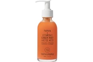 Youth To The People Superfruit Facial Cleanser - Papaya + Vitamin C Gentle Exfoliating Face Wash, Cellular Skin Renewal with AHA + BHA, Evens Skin Tone & Texture for Soft + Radiant Skin, Sulfate-free