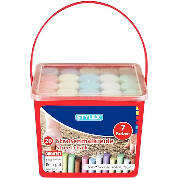 Stylex 48104 Straßenkreide, Mehrfarbig