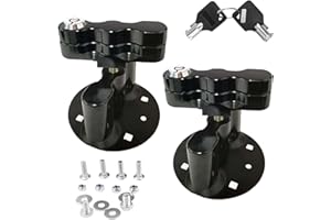 P POLERDEN Upgraded RX-LOX-PM Pack Mount Lock 2 Pack with Same Keys - Fits for rotopax Locking Mount - Single Key Convenience! (2 Pack)