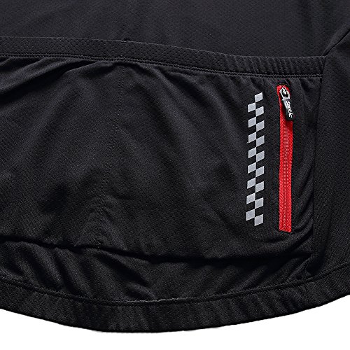 image for Santic Men's Cycling Jersey Short Sleeve Cycling Shirt Biking Jersey B
