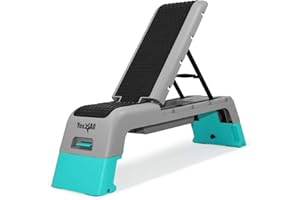 Yes4All Multifunctional Fitness Aerobic Step Platform/Aerobic Deck, Household Step Workout Bench for Home Gym