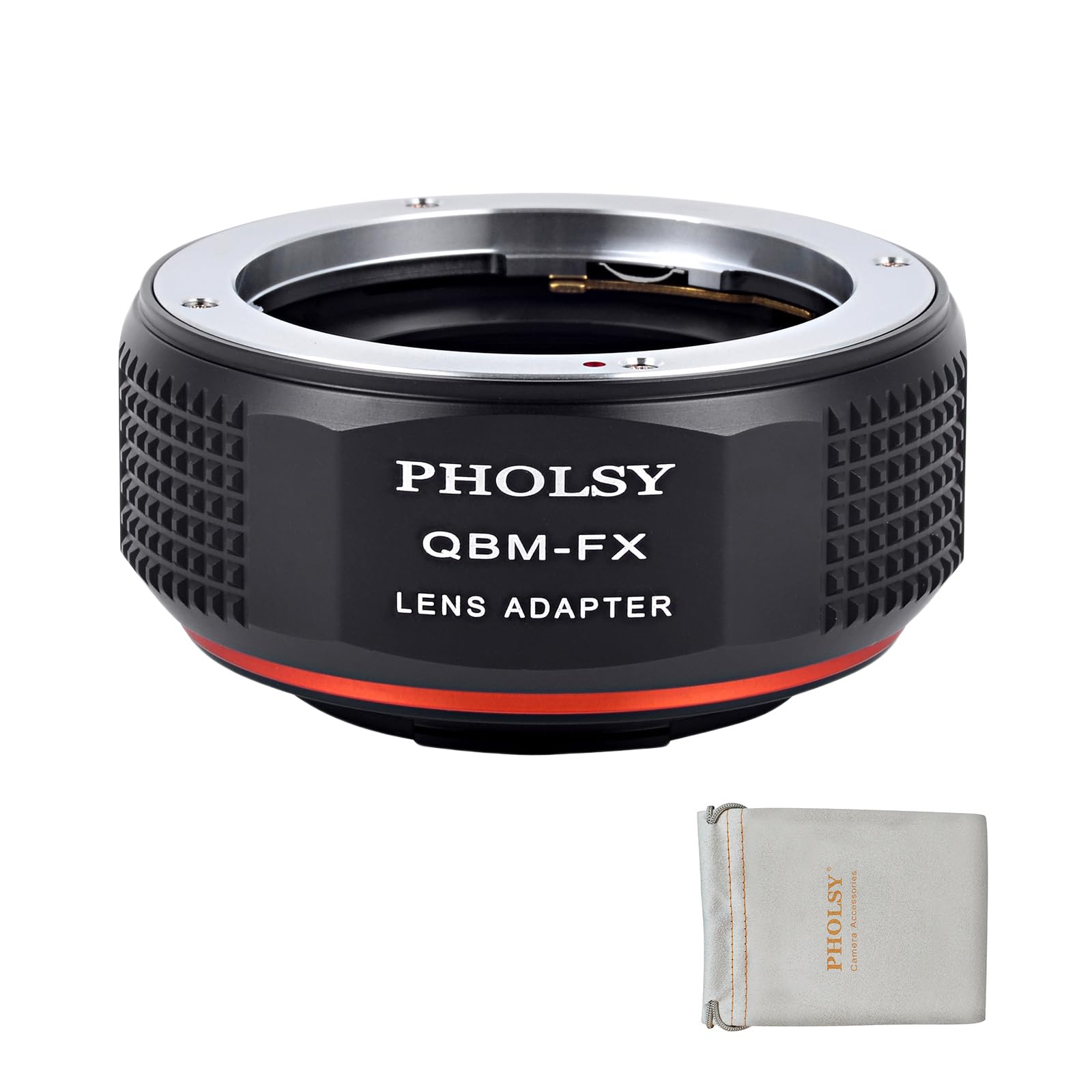 PHOLSY QBM to FX Lens Mount Adapter Compatible with Rollei SL35 (QBM) Lens to Fujifilm X Mount Camera Body Compatible with Fujifilm X-H2S, X-Pro3, X-T5, X-T4, X-S20, X-S10, X-T30II, X-E4 etc.