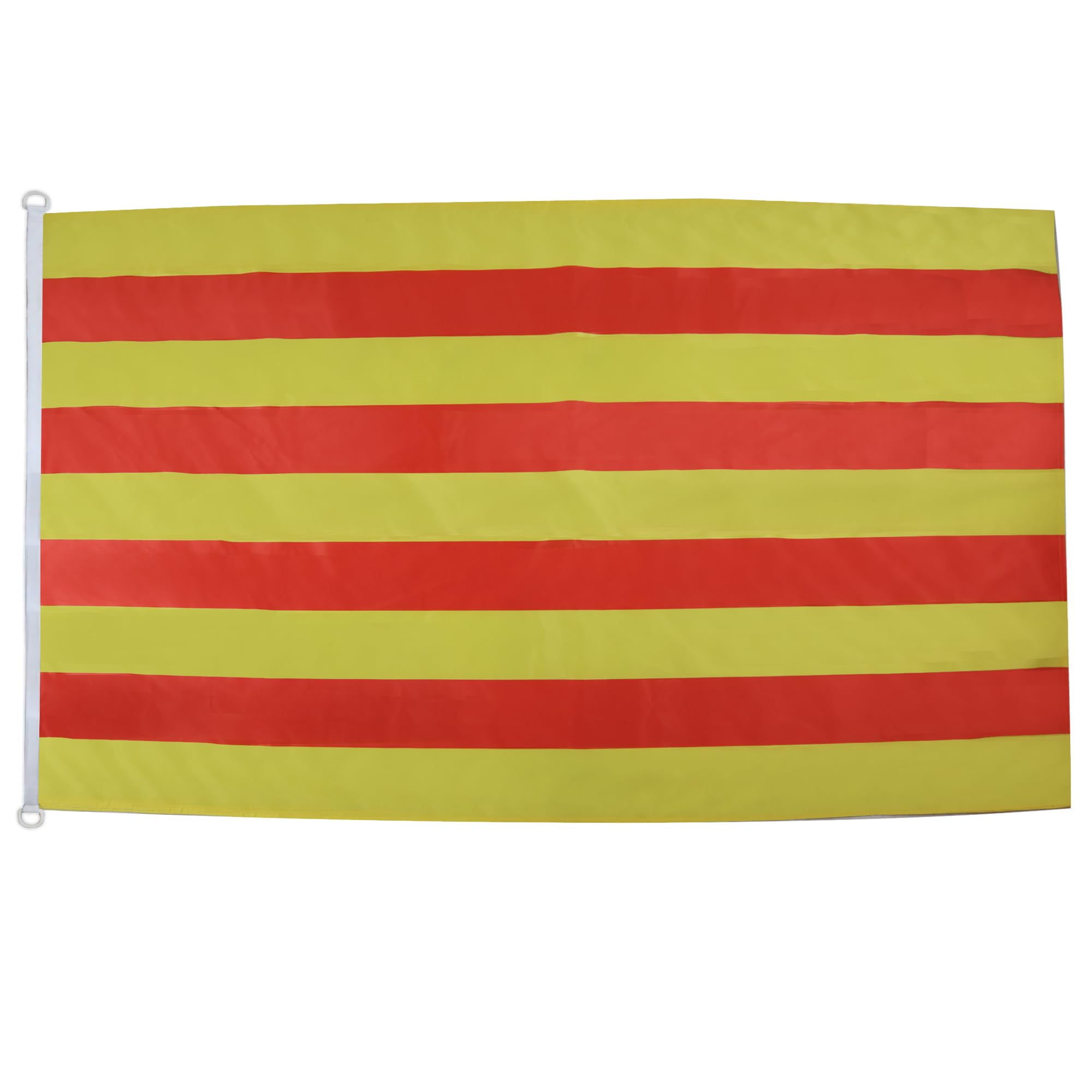 AZ FLAG - Catalonia Flag - 3x5 Ft - For Outdoor - Catalan Banner Knitted Polyester with Two Plastic Rings - Fade Resistant - Vivid Colors - 3' x 5' Feet - 150x90 Cm