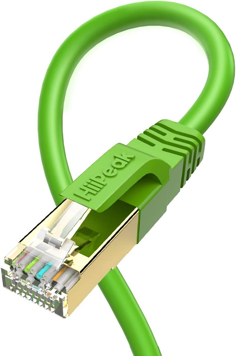 Hiipeak Cable Cat 8 de Red con Conectores rj45 Oro para 40