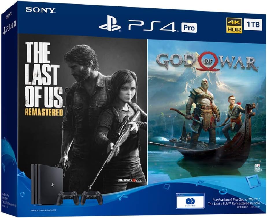PlayStation 4 Pro 1 TB God of War / The Last of Us Remastered Bundle