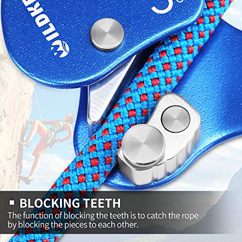 WILDKEN Climbing Ascender Fall Protection Belay Device Climbing Rope