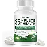 SEPT YAN Gut Health Supplement with Prebiotics, Postbiotics & Probiotics for Digestive Health for Women & Men, 80 Billion CFU Probiotics for Gut and Digestion, Immune Support, 90 Capsules
