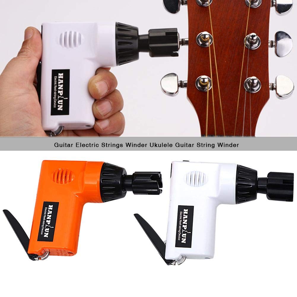 Enrouleur De Cordes De Guitare 2-en-1 Avec Extracteur De Goupilles - Pour Guitare, Basse, Ukulélé