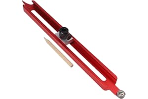 Deskbloom Contour Gauge Scribe Tool with Adjustable Scribing Ruler and Pencil Holder, for Precision Tracing of Irregular Shap