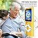 MYMAHDI - Digital, Compact and Portable MP3 / MP4 Player ( Max support 64 GB Micro SD Card ) with Photo Viewer, E-Book Reader and Voice Recorder and FM Radio Video Movie in Gold