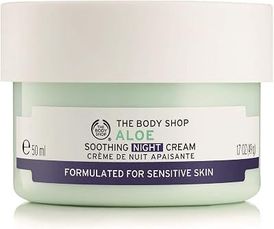The Body Shop Aloe Soothing Night Cream 50ml Fragrance-Free Hydration Cica