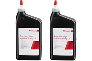 Robinair Premium High Viscosity Low Moisture Vacuum Pump Oil, Quart (2 Pack)