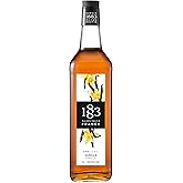 Maison Routin 1883 Vanilla Syrup, Glass Bottle 1000 Milliliter
