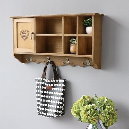 Bgcg American Retro Solid Wood Kitchen Wall Cabinet Dining Room
