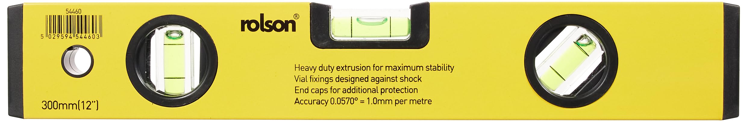 Rolson 54460 Best Price Square Spirit Level, Alloy, 300MM BPSCA
