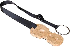 MEDIORAYS Cello Endpin Anchor Non-slip Stopper Rest Holder Stand Cello Antiskid Device Adjustable Strap with Thick Pad Wood 3 Hole