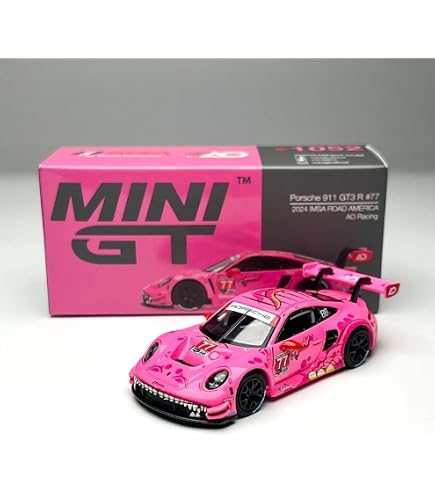 Diecast Model Car Compatible with Mini GT 1:64 Porsche 911 GT3 R