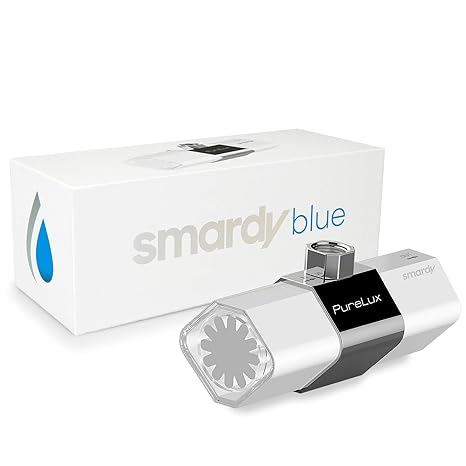 SMARDY PureLux Premium Ultrafiltration 0.01um Legionellen Duschfilter - sauberes Duschwasser, entfernt Bakterien, beseitigt C
