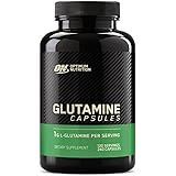 Optimum Nutrition L-Glutamine Muscle Recovery Capsules, 1000mg, 240 Count (Package May Vary)