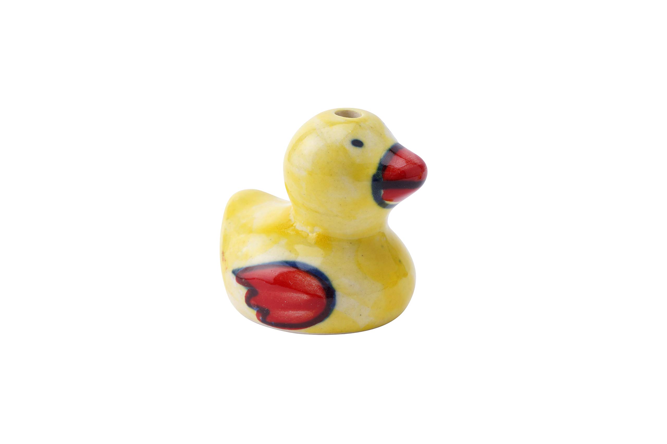 CGB Giftware | Ceramic Yellow & Red Duck Duckling Light Blind Pull Handle 4cm | | Upcycle | Wardrobe | Cabinet | Furniture | RE234