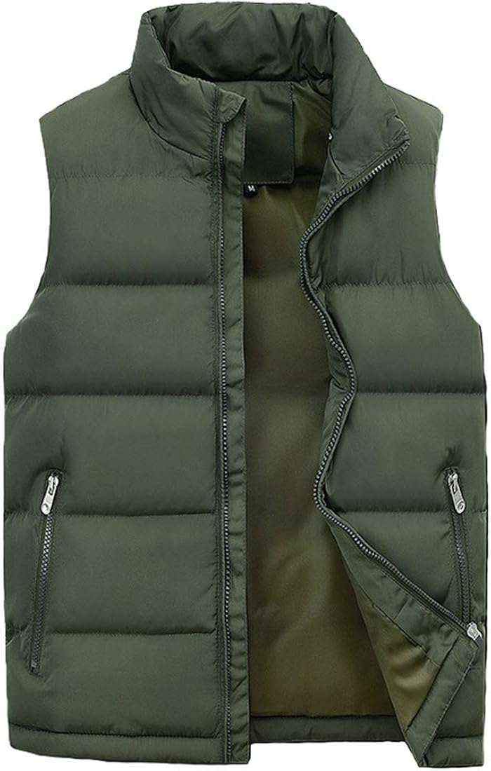 YDSH Men's Down Vest,Mens Autumn/Winter Lightweight Gilet Waterproof
