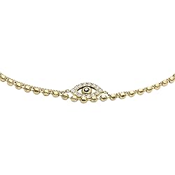 Fossil Women's Sutton Evil Eye Gold-Tone Stainless