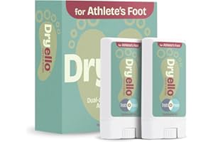 Dryello Athlete’s Foot Treatment Stick – Antifungal Stick for Athlete’s Foot, Tolnaftate 1%, Easy Glide-On No Mess Application – 2 Sticks Complete Treatment