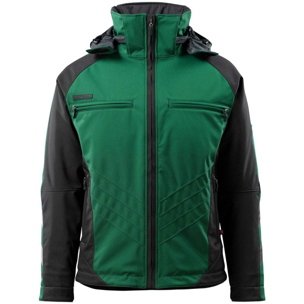 Mascot 16002-149-0309 Darmstadt Unique Water Repellent Extra Insulating Winter Jacket, Size L, Green/Black