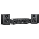 Saiyin 3.0 Home Theater System, Surround Sound Speakers with Horn Tweeter | Crystal Clear Dialogue, 150W Peak Power, For Home Audio/RV, Amplifier Required, Cable Not Included, Passive