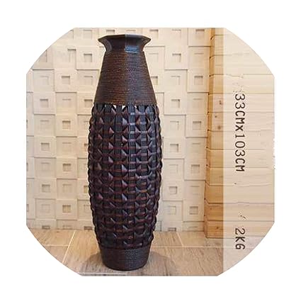 Bamboo Floor Vase Big Wood Bamboo Large Flower Floor Vase