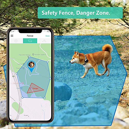 Pet GPS Tracker for Dogs,No Monthly fee, RealTime Tracking Device App