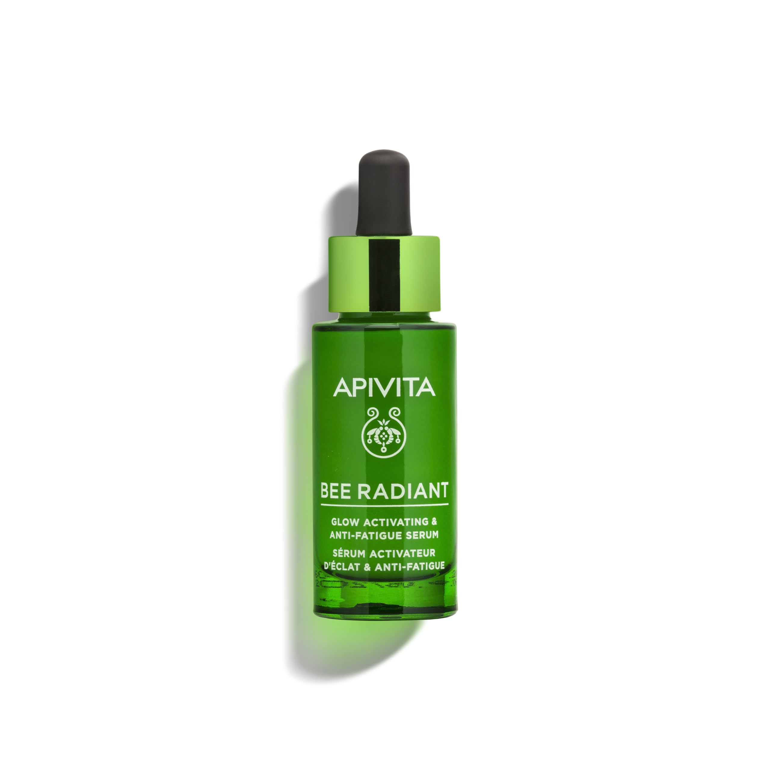 Apivita Bee Radiant Glow Activating & Anti-Fatigue Serum 30ml - Facial Serum with Propolis, White Peony & Dragon Fruit - Brightens, Tackles Discolorations & Aging Signs for a Plumper, Youthful Skin