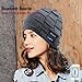 Mydeal Wireless Bluetooth Beanie Hat Cap Dual Knit For Men Women with Stereo Headphones Headsets Earphones Speakers Hands-free Phone Call for Gym Skiing Running Skating Walking,Christmas Gifts - Gray