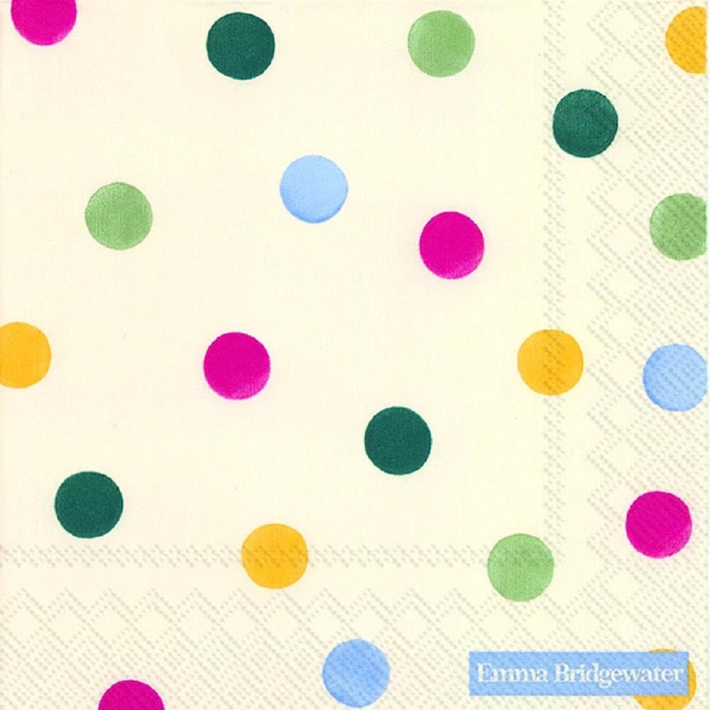 Polka Dots 3ply Napkin 20pk (33 x 33 cm)