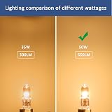 Caldarax 12 Pack GY6.35 Halogen Bulb 12V 50W Dimmable 2700K 650LM view 4