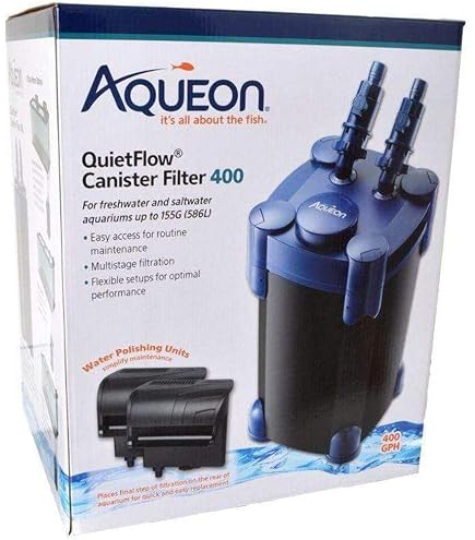 Aqueon Quietflow Canister Filter – Für Süß- & Salzwasseraquarien Bis 155 Gallonen