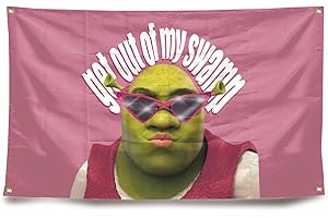 bnuaom Shrek tapestry 3x5 Ft Funny Tapestry Wall Handing Singer Art Home Decor Tapestry for College Dorm Bedroom Living Room Home Decorations (funny-1)
