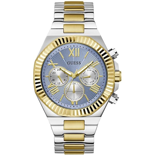 GUESS Two-Tone Bracelet Watch – Minimal Round Face GUESS Ladies 2-Tone Analog Watch - GW0994L3 | GUESS Watches US main image 3