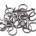 40PCS 7/8 Inches Antique Brass Plated Ceiling Hooks Brown