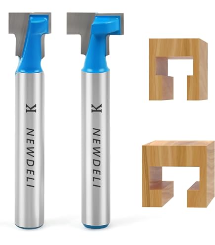 thumbnail image 2 of Yonico 3/8" T-Bolt T-Slot Router Bit – 1/2" Shank, Carbide, Model 14196, Lifetime Warranty 2 of 6