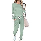 RUBZOOF Lounge Sets for Women 2 Piece Travel Sweatsuits Fall Outfits Loungewear Matching Clothing Set 2025 S-3XL