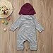 Coerni Infant Baby Cute Hooded Cotton Romper Jumpsuit