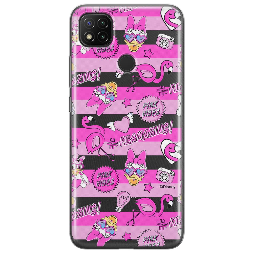 ERT GROUP mobile phone case for Xiaomi REDMI 9C original and officially Licensed Disney pattern Daisy 006 optimally adapted to the shape of the mobile phone, partially transparent