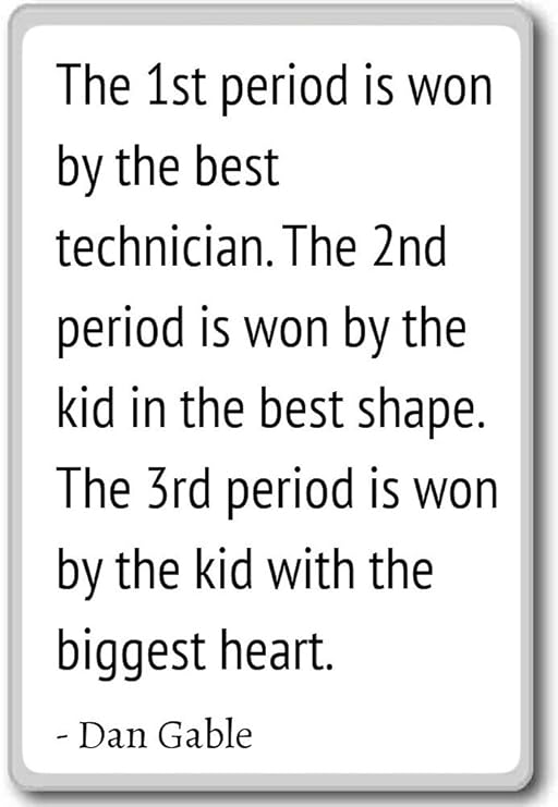 El primer período es ganado por el mejor técnico. La... - Dan ...