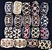 LOVEF Thick Hair clip combs hair accessories for girls bun hair - Bun Maker- Best hair accessories for Women -Easy Updo- Doesn't slide out of your hair - Holds long, short -Waterproof (4PCS)