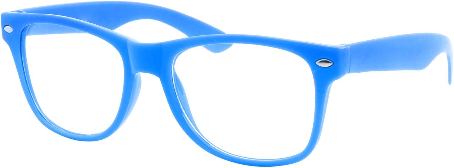 Outray Kids Clear Glasses Geek Fake Nerd Eyewear Cute Square Eyeglasses For Boys Girls Age 3 To 10 Sunglasses